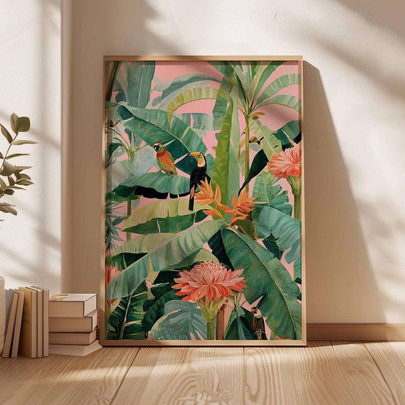 Home Decor Design Interior - 1 шт. ретро-постер с тропическим пейзажем