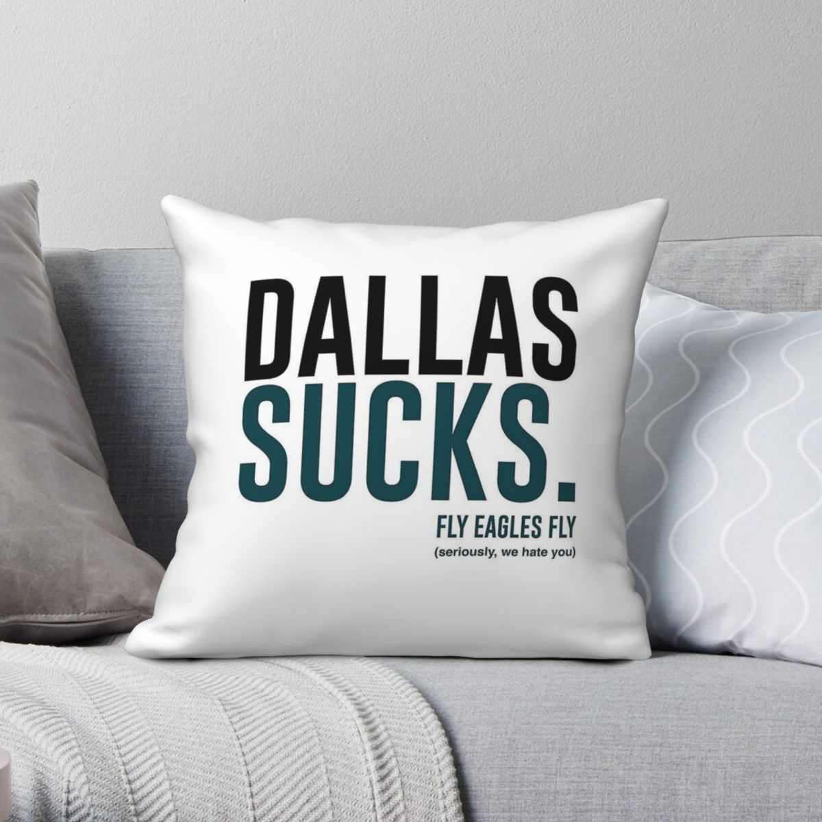 Home Decor Dallas - Квадратная наволочка «далласская мушка», льняная Вельветовая
