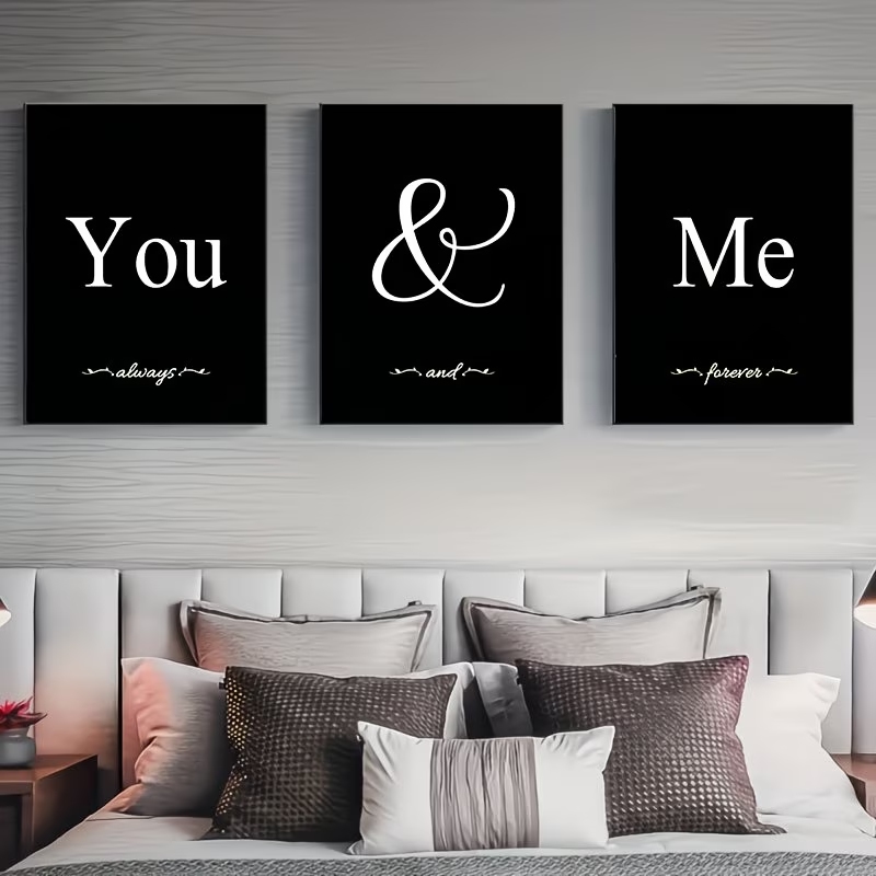 Home Decor Quotes - 3 шт. скандинавских настенных постеров с