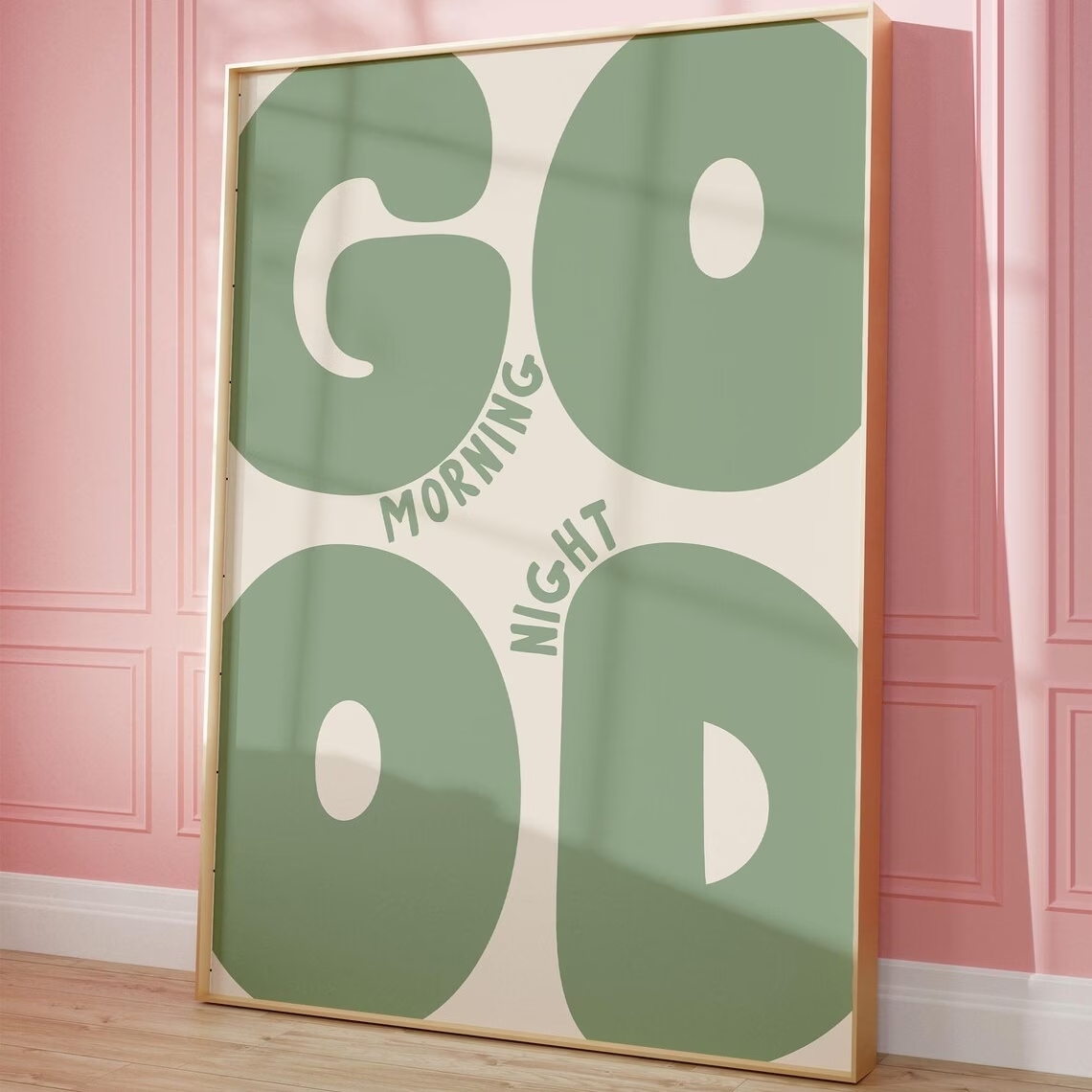 Home Decor Quotes - Современный зеленый холст с надписью 