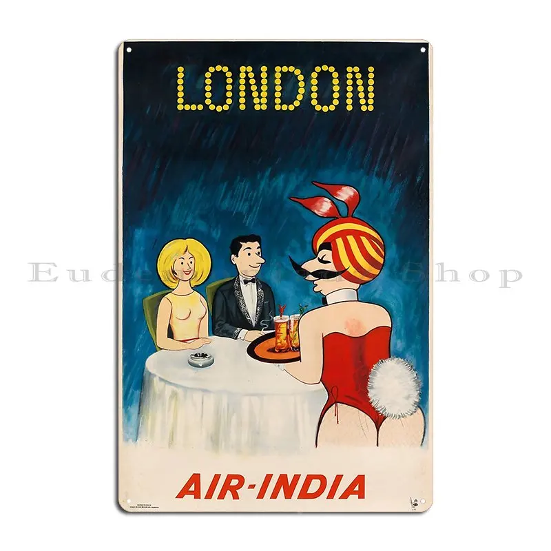 Home Decor London - Ретро Воздушная Индия Лондон Цика 1960-х