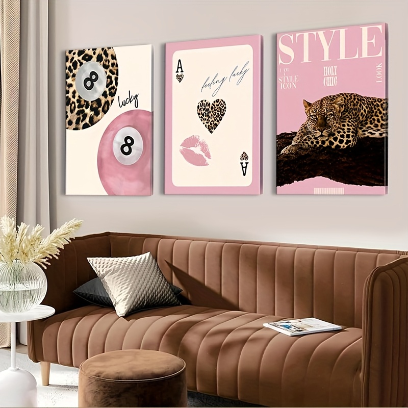 Home Decor Design Interior - Набор из 3-х картин на холсте