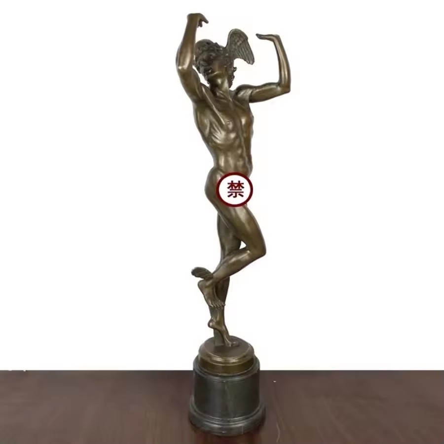 Home Decor Hermes - Бронзовая греческая статуя Гермес, римская ртутная