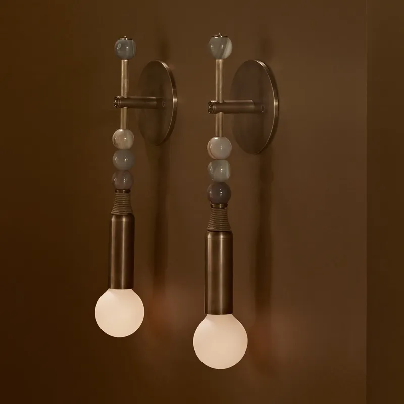 Home Decor Glass - Настенный светильник в скандинавском винтажном стиле