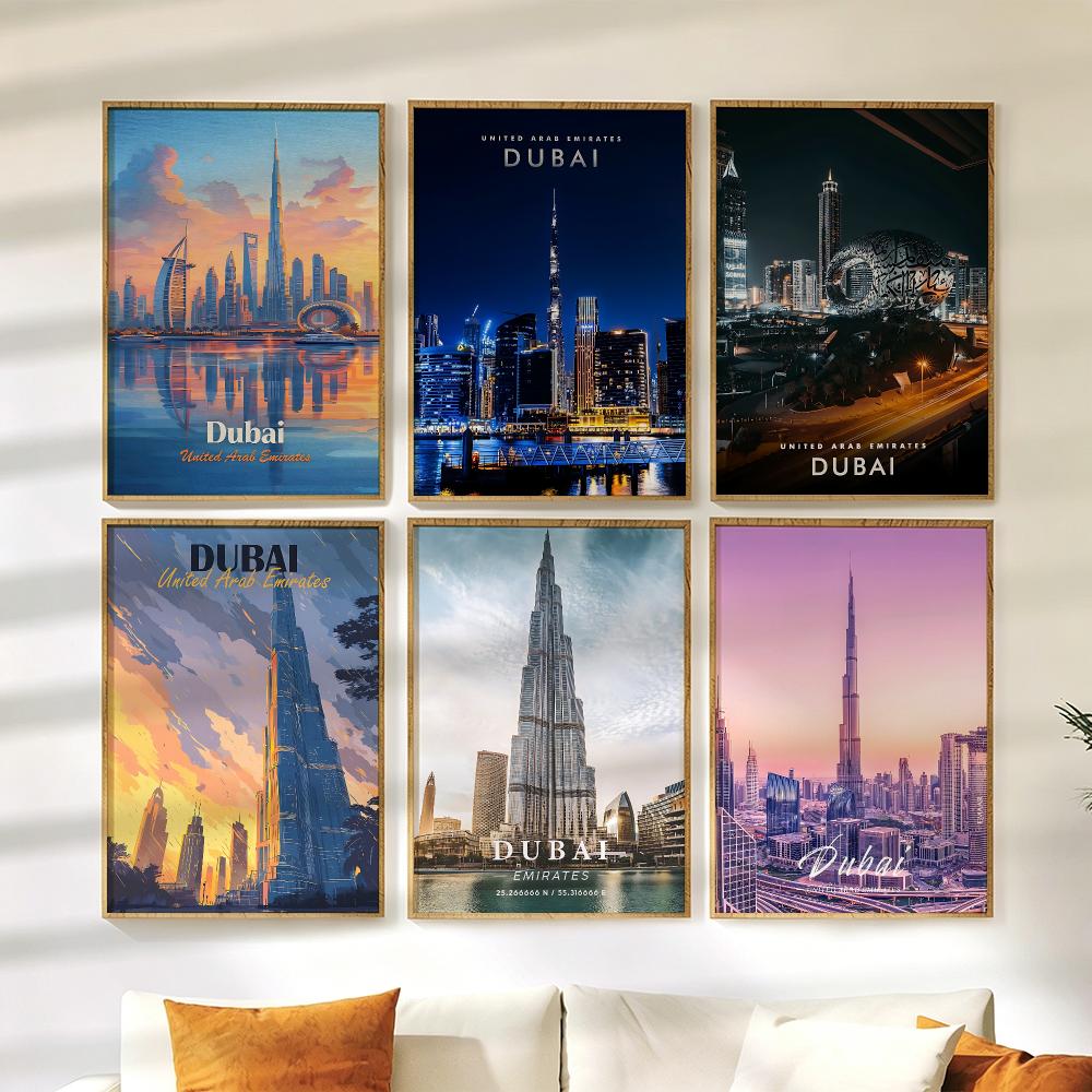 Home Decor Dubai - Настенные стикеры с модными изображениями Дубая,