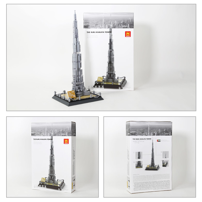 Home Decor Dubai - Набор строительных блоков «Дубайская Бурдж-Халифа» (555