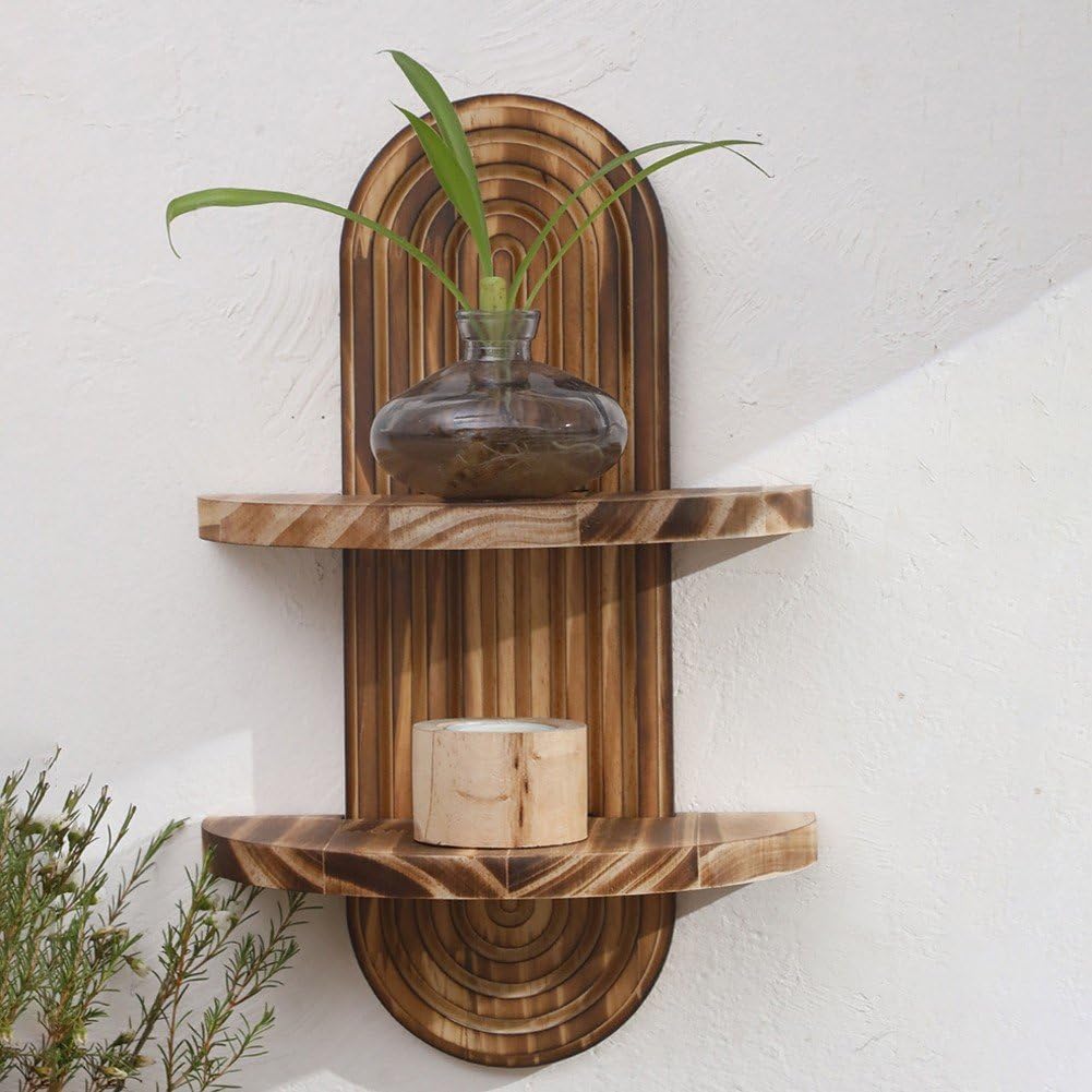 Floating Shelves - Деревянная настенная полка в богемном стиле,