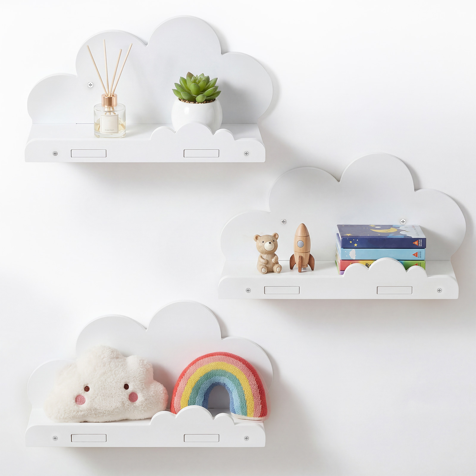 Floating Shelves - Набор из 3-х настенных полок в