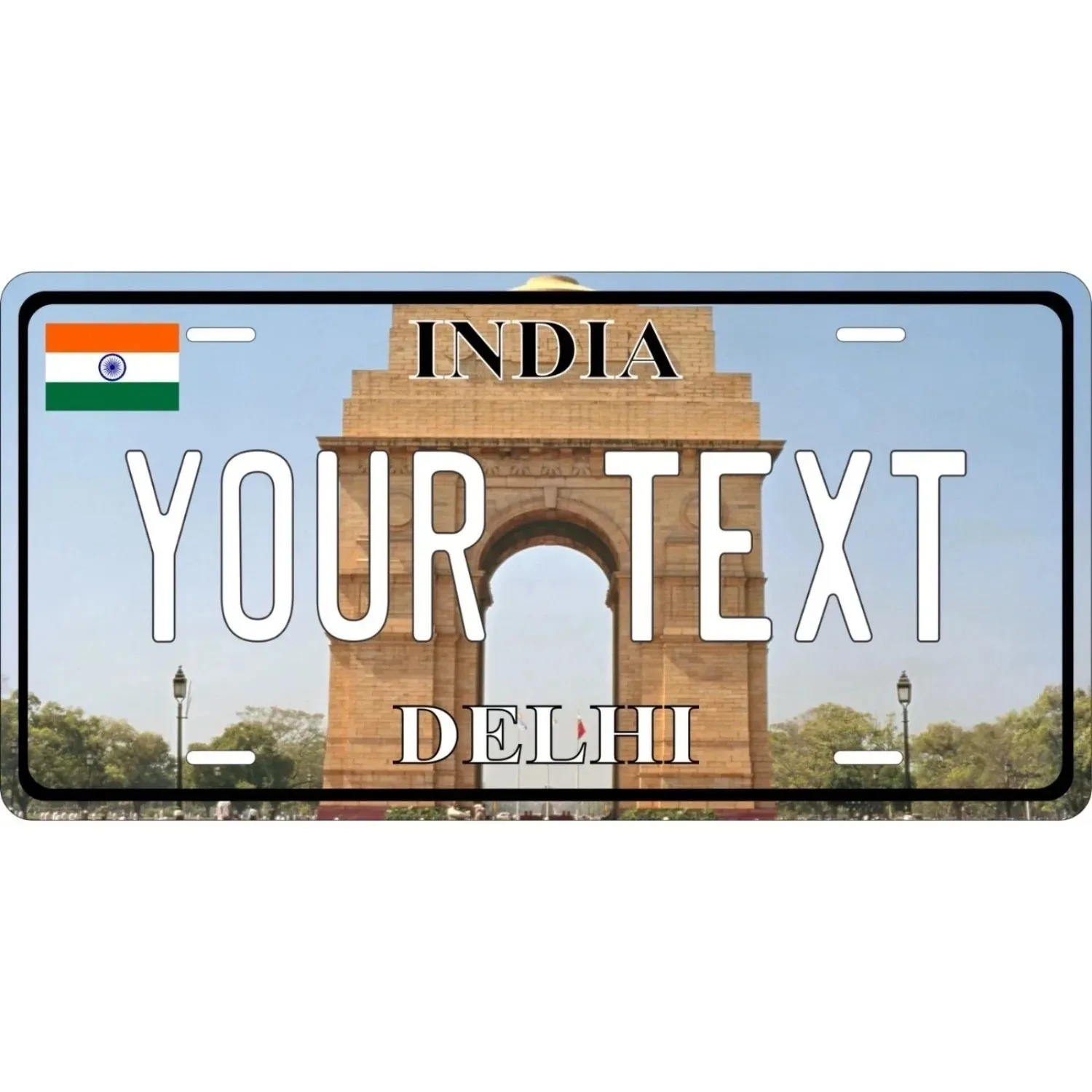 Home Decor Delhi - 1 шт. [2D плоская] Настраиваемая металлическая
