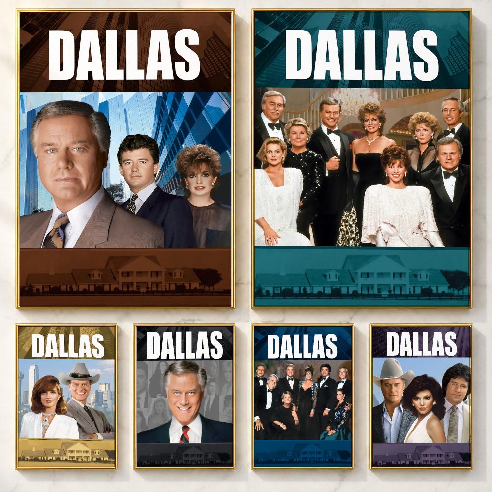 Home Decor Dallas - Постер по классическому драматическому сериалу «Даллас»,