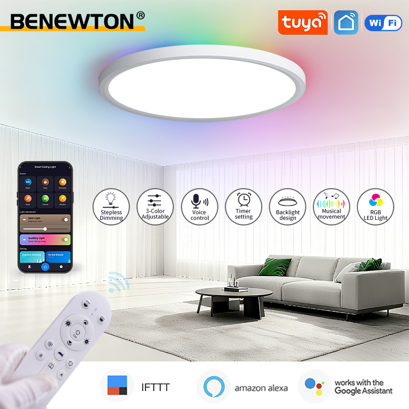 Home Decor Free App - BENEWTON Tuya Smart WiFi Потолочный светильник