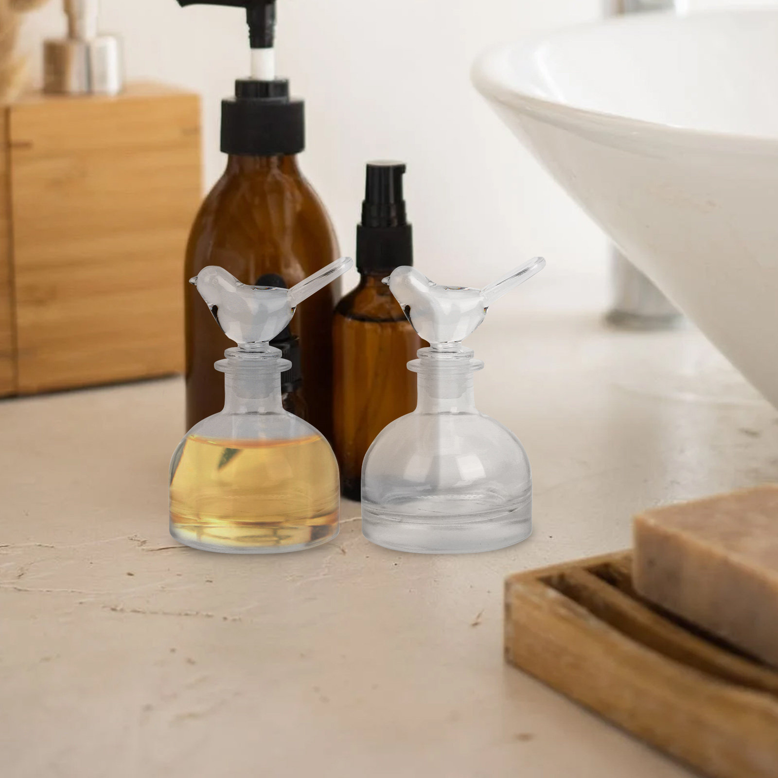 2 шт. стеклянные флаконы для д – обзор и цена Home Decor Glass