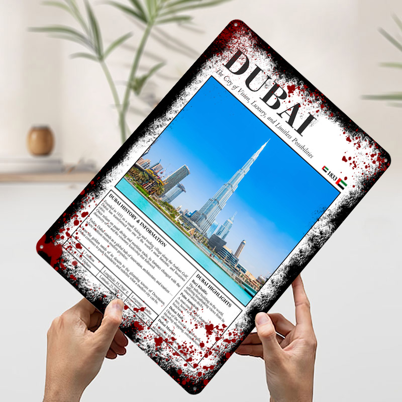 Постер с видом на Дубай, на за – обзор и цена Home Decor Dubai