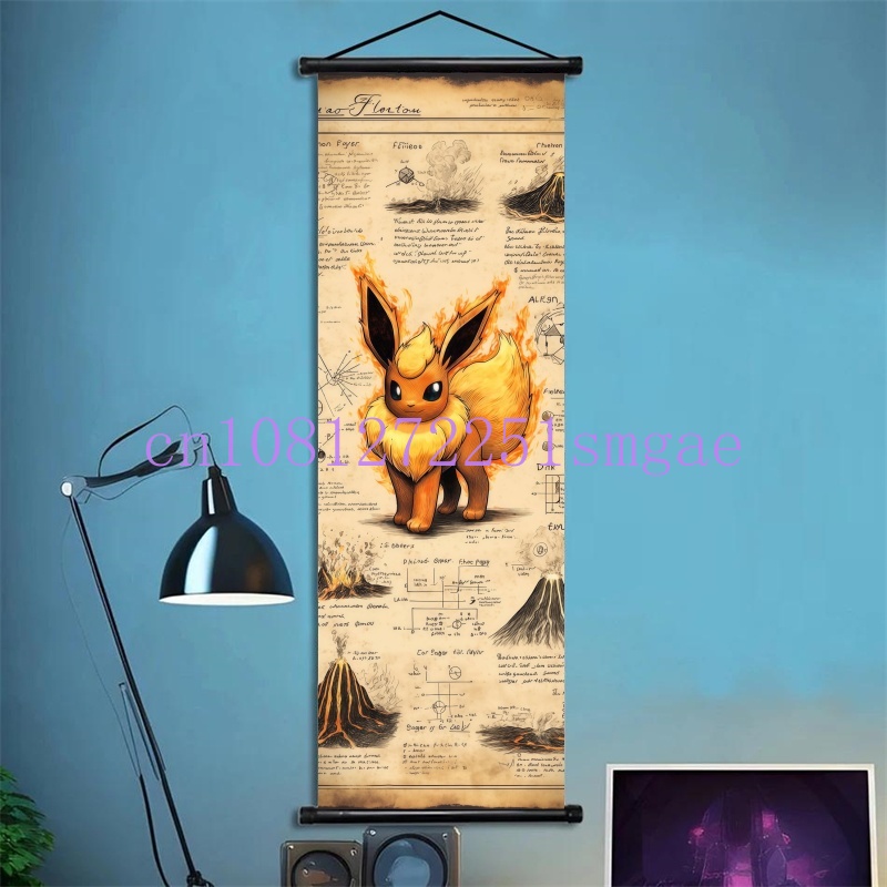 Ретро-постер с персонажами Пок – обзор и цена Canvas Painting