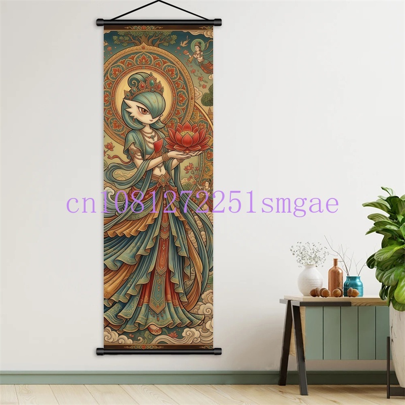 Постер-свиток с аниме-персонаж – обзор и цена Canvas Painting