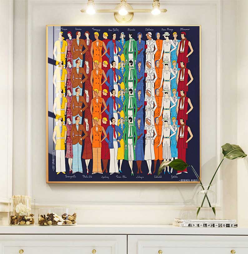 Современные лошади, холст, кар – обзор и цена Home Decor Hermes