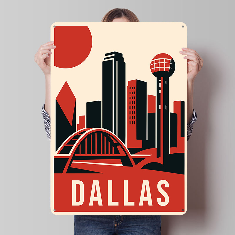 Винтажный постер с принтом в с – обзор и цена Home Decor Dallas