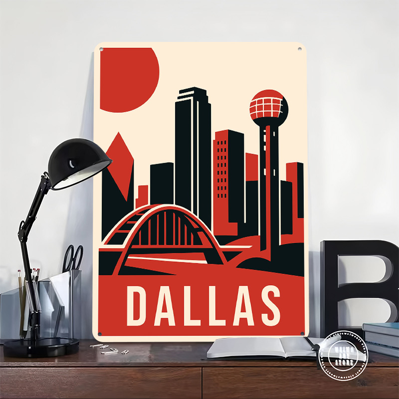 Винтажный постер с принтом в с – обзор и цена Home Decor Dallas