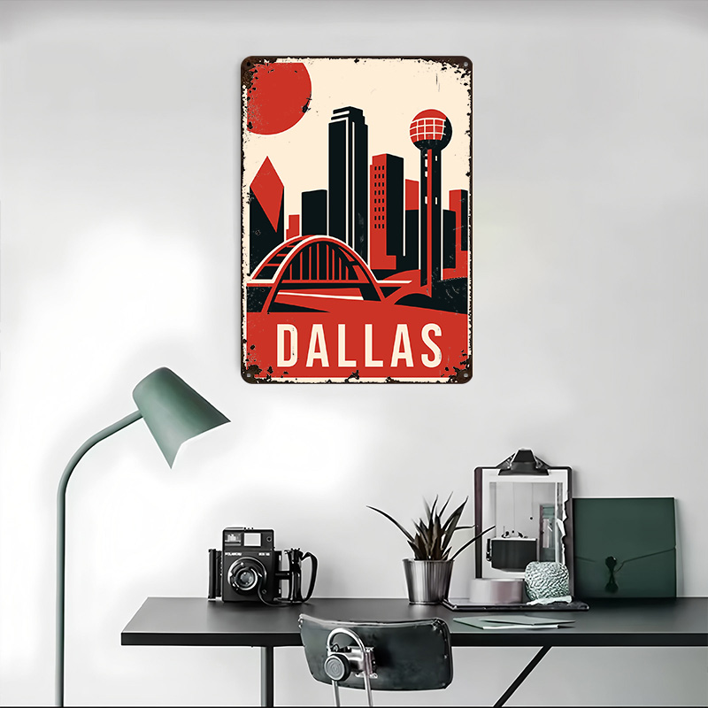 Винтажный постер с принтом в с – обзор и цена Home Decor Dallas