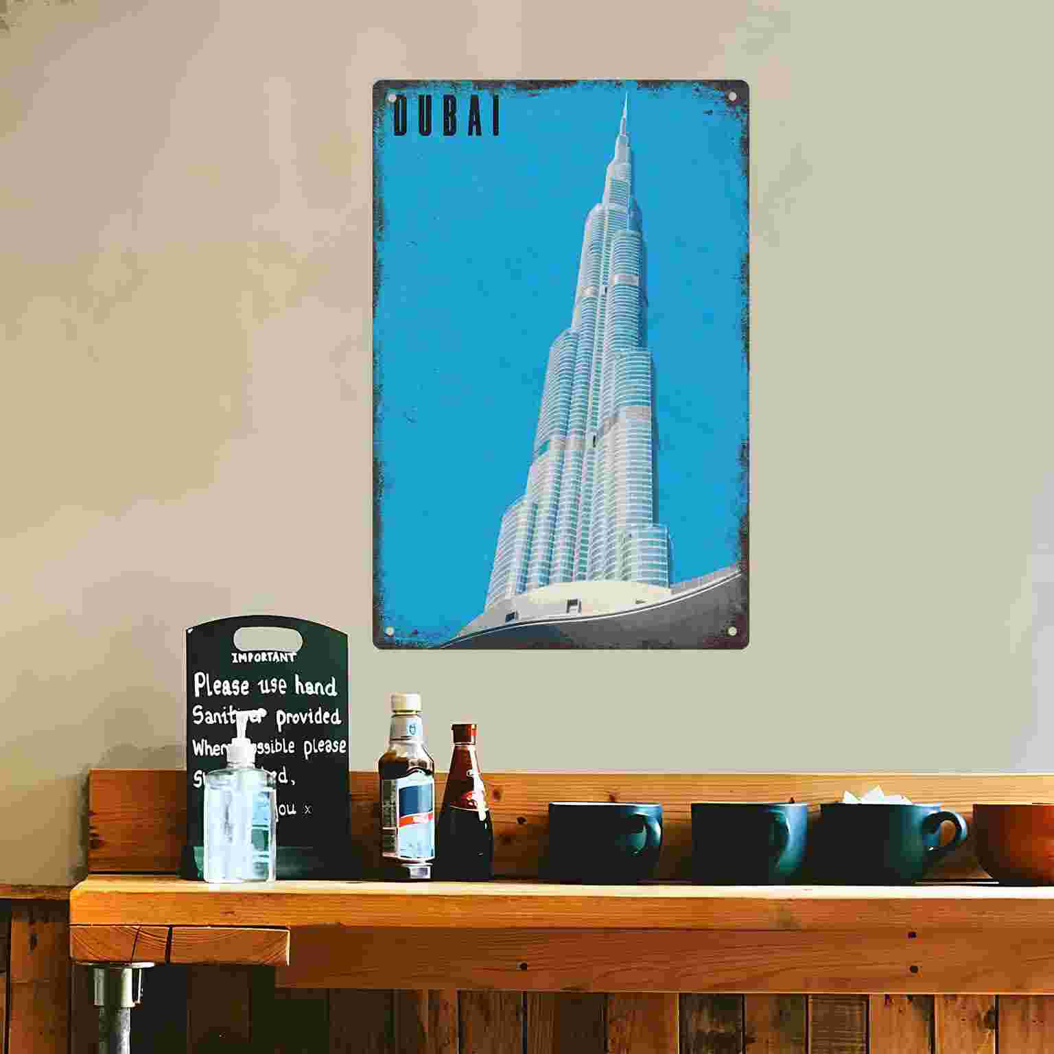 2D плоская металлическая табли – обзор и цена Home Decor Dubai