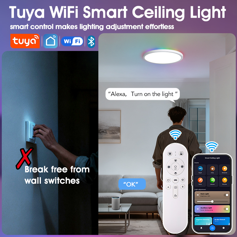 BENEWTON Tuya Smart WiFi Потол – обзор и цена Home Decor Free App