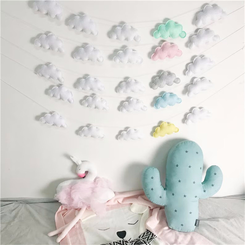Скандинавские фетровые гирлянд – обзор и цена Home Decor Korea